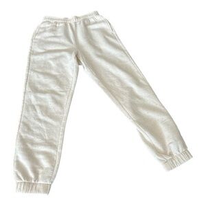 DSG Women's boyfriend fit fleece sweat shorts in a natural speckle color.